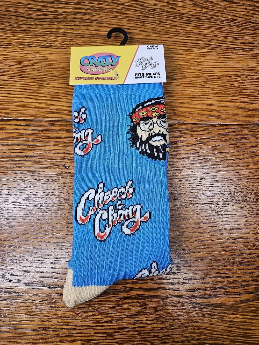 Crazy Socks Crew Socks - Cheech & Chong